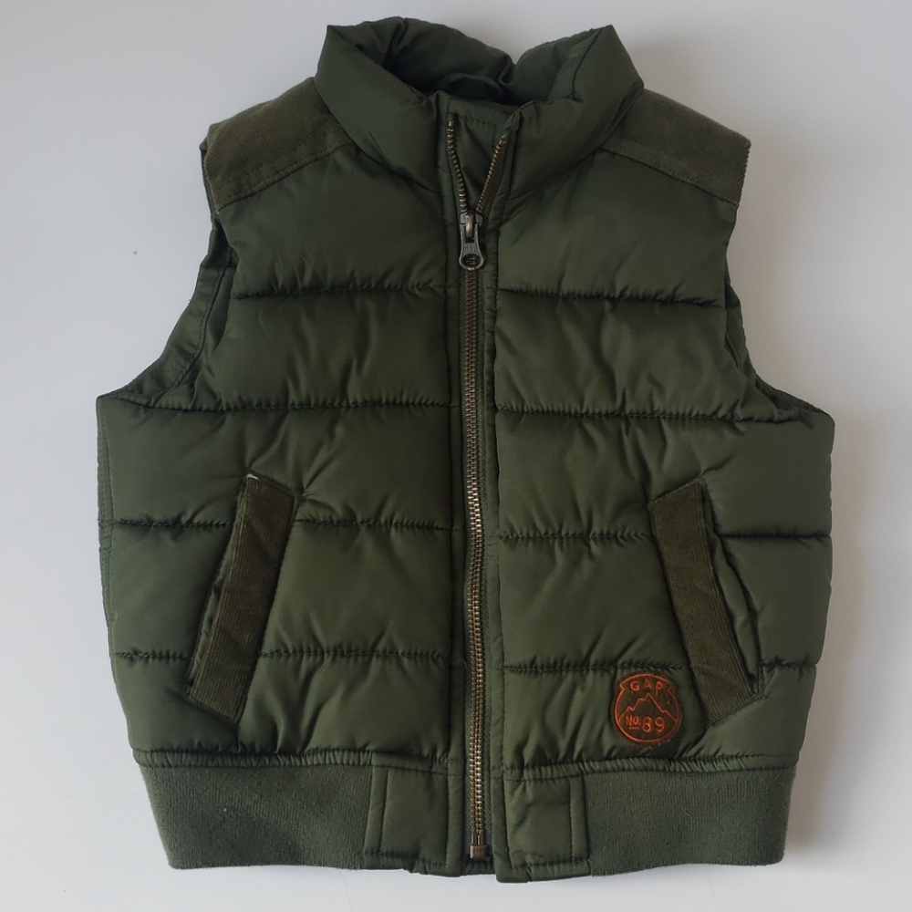 BABY GAP Green Boys Vest Size 2T